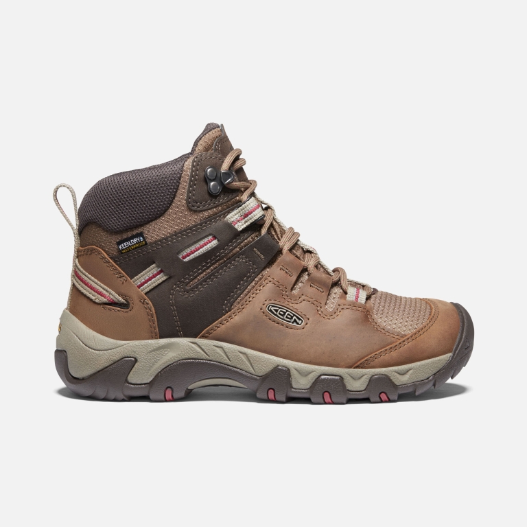 Keen Steens Leather Waterproof Boots - Women's Brown Red Boots